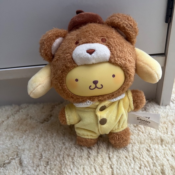 Pompompurin Sanrio Characters Latte Baby Open Blind Box Keychain Top Toy - Picture 4 of 6